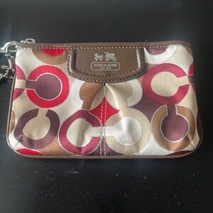 COACH NWOT wristlet card wallet